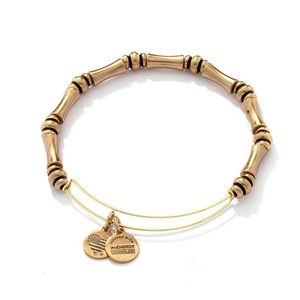 Alex and Ani - Bamboo Beaded Bangle - Gold - NWT